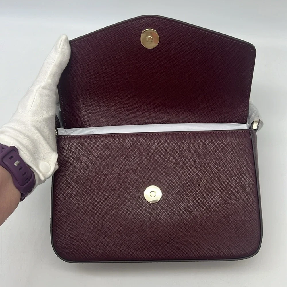 Kate Spade Sadie Envelope Crossbody Grenache